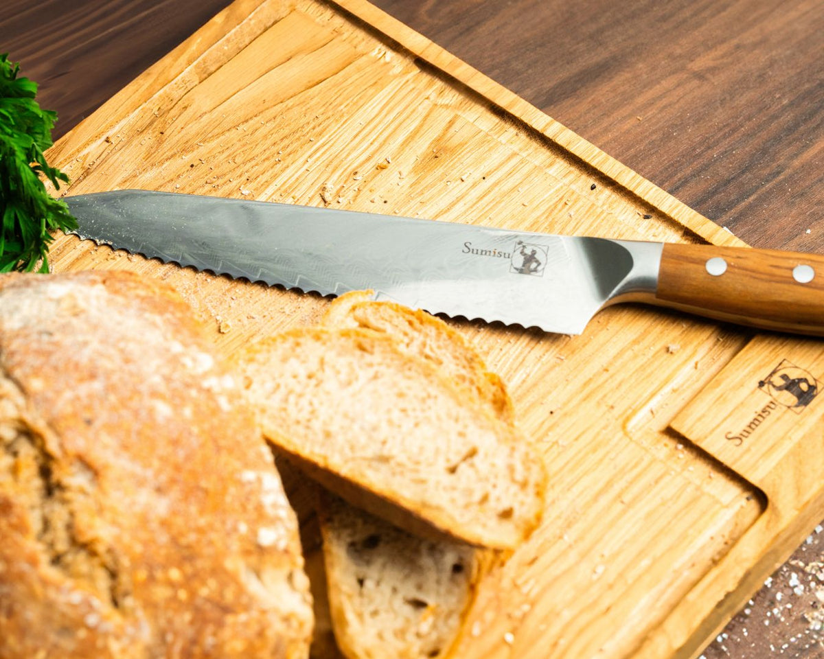Brødkniv i damaskusstål - Art