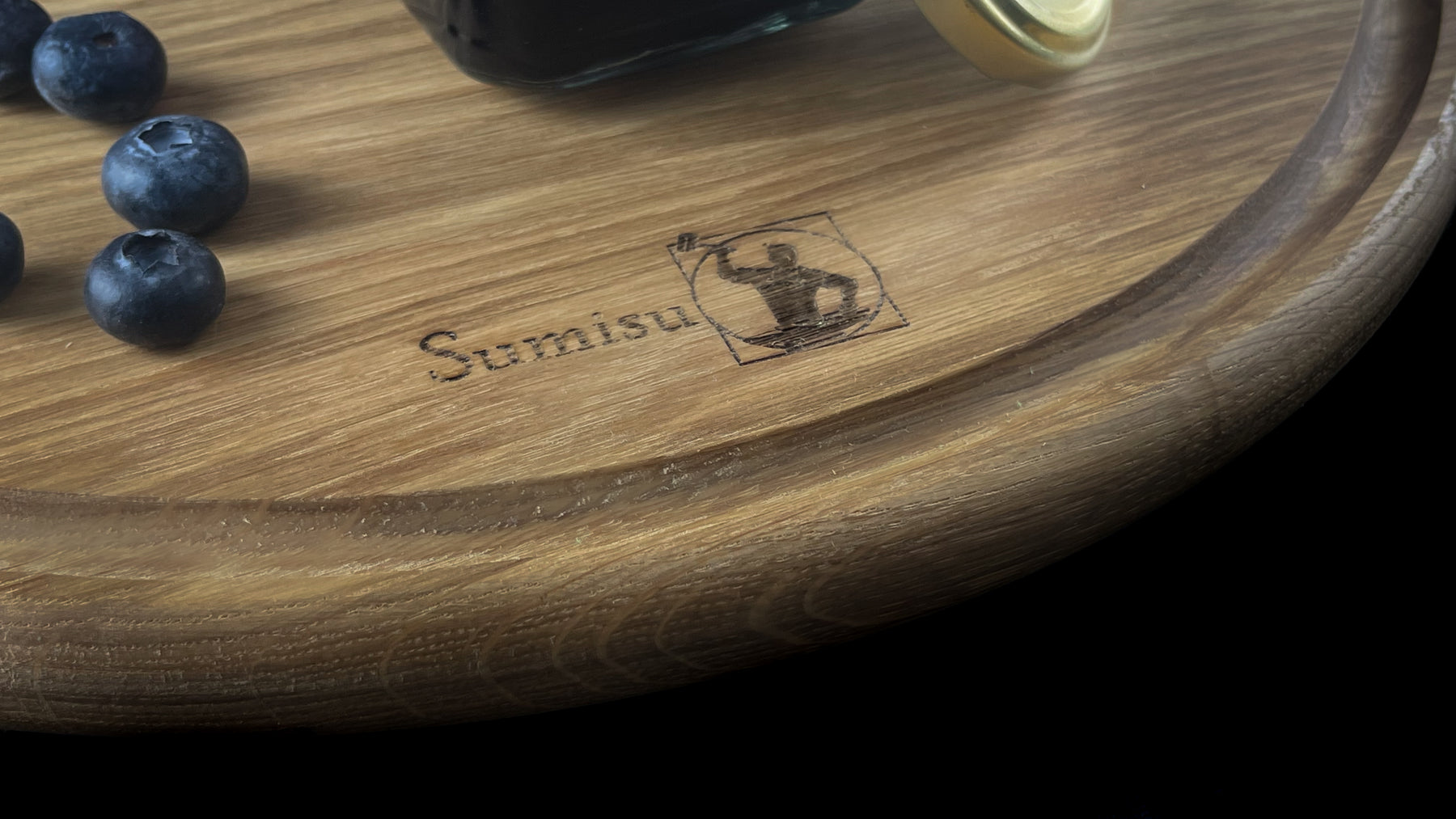 Rundt Skærebræt Eg Olie Ø 38 cm