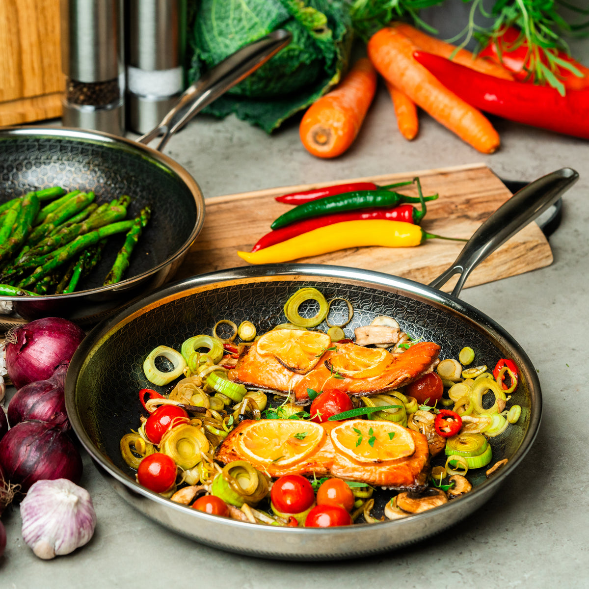 Fusion stegepande Ø28 cm, non-stick belægning