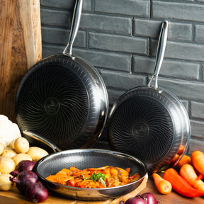 Non-stick Pandesæt 24, 28 og 30 cm