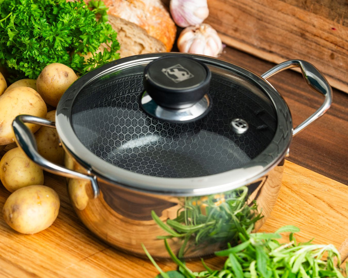 Fusion Non-stick Gryde 5 Liter (24 cm) med låg