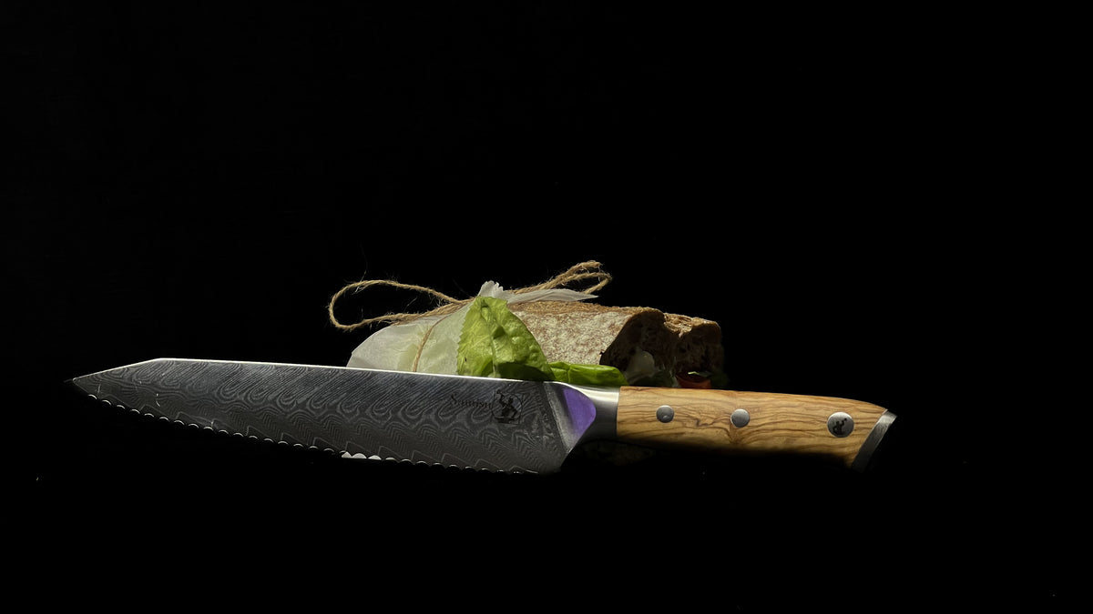 Japansk brødkniv som viser sig bedst i test. En rigtig god savtakket brødkniv til al slags brød.