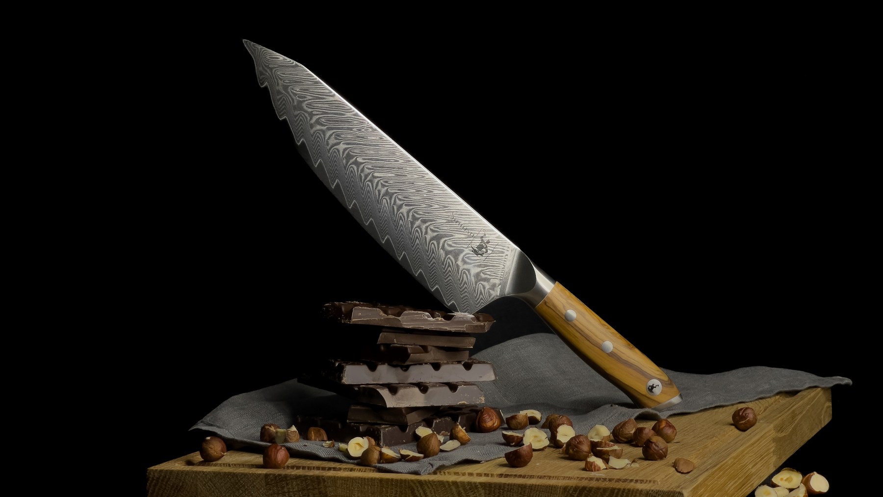 Art knivsæt med 5 køkkenknive - Madentusiasten